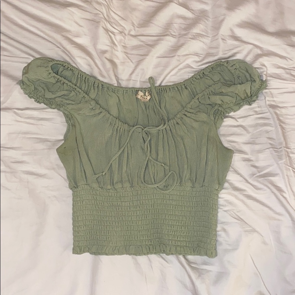 pacsun green top